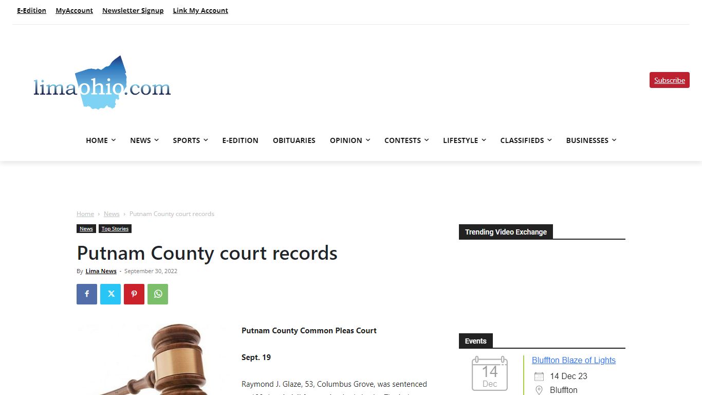 Putnam County court records - LimaOhio.com